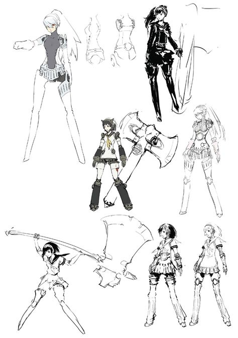 Labrys character concept artwork from Persona 4 Arena Ultimax #art #illustration #artwork #gaming #videogames #gamer Persona Sprites, Shigenori Soejima, Hero Ideas, Atlus Games, Pen Sketches, Persona Anime, Persona Series, Character Model Sheet, Megami Tensei