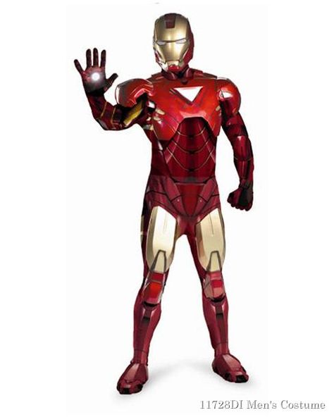 Collectors Edition Iron Man 2 Mark VI Mens Costume This professional quality Iron Man 2 Mark VI costume will definitely impress at this year's Halloween party! The Men's Collectors Iron Man Halloween Costume, Marvel Man, Ironman Costume, Avengers Costumes, Iron Man 2, Iron Man Movie, Mark 6, Hero Costumes, Marvel Iron Man