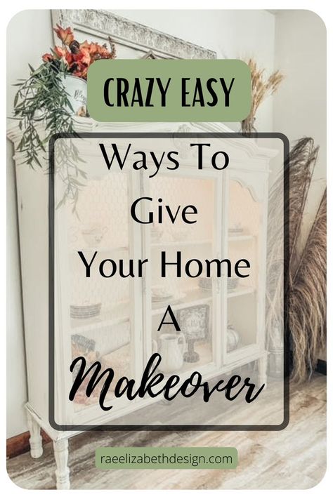 Crazy easy ways to give your home a makeover with raeelizabethdesign.com How To Decorate A Whole House, Easy Cheap Decorating Ideas Home, Redecorate Living Room On A Budget, Living Room Upgrades On A Budget, Home Interior Design Diy, Diy Living Room Makeover On A Budget, Simple Ways To Elevate Your Home, Budget Living Room Makeover, Small Changes To Update Home