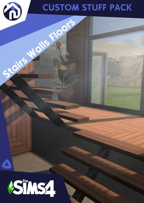 Hout Huis - Part 2 (Stairs Walls Floors) | Patreon The Sims 4 Build Cc Patreon, Railing Cc Sims 4, Sims 4 Cc Wood Floors, Sims 4 Cc Walls Patreon, Sims Stairs, Sims 4 Cc Walls And Floors, Sims 4 Stairs Cc, Sims 4 Floor Cc, Sims 4 Stairs