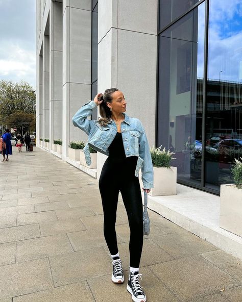 All Posts • Instagram Black Unitard Outfit, Unitard Outfit, Black Unitard, Walk Outfit, 6th Form Outfits, Outfit Ideas College, Outfit Airport, Air Port Outfit, 6th Form