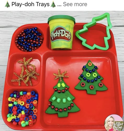 Preschool Christmas Activities, Christmas Centers, Preschool Christmas Crafts, Christmas Play, Christmas School, Preschool Christmas, Easy Activities, Christmas Classroom, Toddler Learning Activities