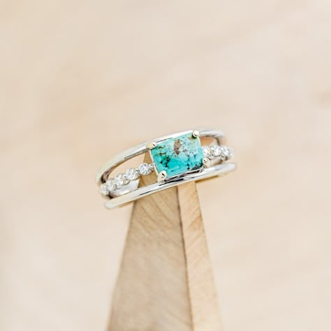 Turqouise Wedding Ring, Turquoise Stone Wedding Ring, Torquise Engagement Ring, Opal And Turquoise Engagement Ring, Turquoise Engagement Ring Diamond And, Turquoise And Diamond Engagement Ring, Turquoise Promise Rings, Engagement Rings With Turquoise, Engagement Rings Turquoise