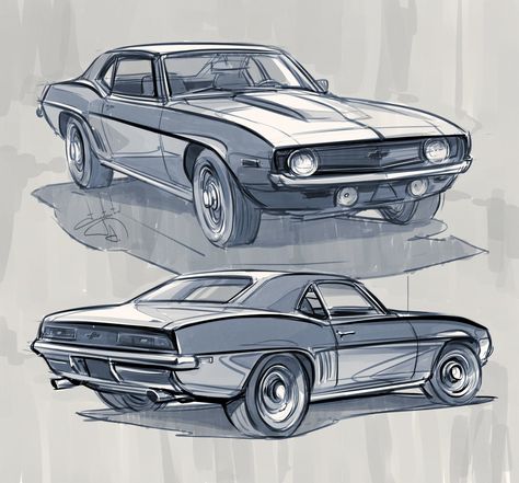 Cars Images, Test Subject, Caracter Design, Vehicle Reference, The Great Race, Cool Car Drawings, Drawing Cartoon Characters, Industrial Design Sketch, Chevrolet Nova