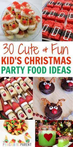 30 Fun Children's Christmas party food ideas, perfect for any festive occasion or your children's Christmas party at school. Cute and fun kid's Christmas party food ideas. #childrenschristmaspartyfood #christmaspartyfood #kidschristmastreats #childrenschristmastreats Edible Christmas Crafts, Reindeer Pretzels, Pretzel Reindeer, Kid Christmas Party Food, Christmas Party At School, Santa Desserts, Party Food Ideas For Kids, Christmas Pretzel, Christmas Party Food Ideas