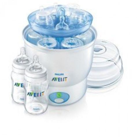 The best baby bottle sterilizer for you will depend on your needs and preference. There are several choices of sterilize and ways to sterilize your pumping equipment or bottles. Firstly, microwave sterilizers. These are containers in which you fit... Avent Bottles, Best Baby Bottles, Baby Bottle Sterilizer, Bottle Sterilizer, Baby Bottle Warmer, Baby Feeding Bottles, Baby Gadgets, Baby Equipment, Cool Baby