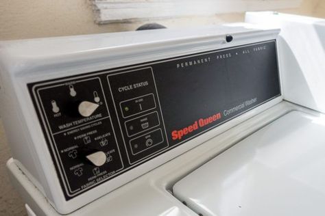 Our appliance writer sought out loyal fans of one of America’s least efficient washing machines and stumbled upon an unexpected controversy. Speed Queen Washer, Washing Machine Reviews, Laundry System, Washer Dryer Set, Laundry Equipment, Speed Queen, Commercial Laundry, Metal Bending, Front Load Washer