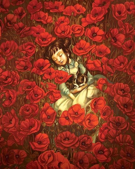 Benjamin Lacombe | Poppies Benjamin Lacombe, Wow Art, November 23, Art Pop, Hippie Art, Discount Price, Character Drawing, Traditional Art, Creative Work