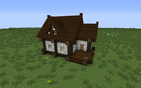 Forest Cottage Tutorial - Screenshots - Show Your Creation - Minecraft Forum - Minecraft Forum Chalet Minecraft, Minecraft Cool, Minecraft Houses For Girls, Minecraft Houses Xbox, Cool Things To Build, Minecraft Houses Survival, Rumah Minecraft Sederhana, Starter House, Dinner Quick