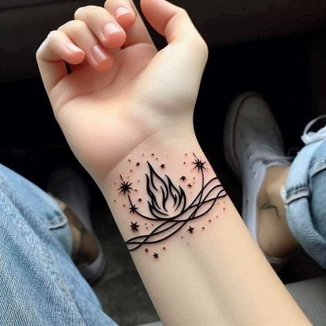 Facebook Ember Tattoo, Lightning Hand Tattoo, Wrap Around Tattoos, Wrist Tattoo, Get A Tattoo, Make Your Mark, Wrist Tattoos, Bangkok, Tatting