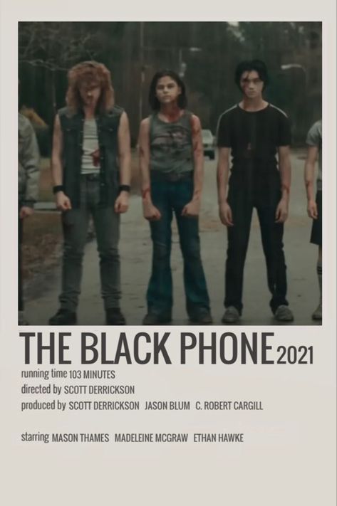 The Black Phone Polaroid Poster, The Black Phone Outfits, The Black Phone Movie Poster, Griffin The Black Phone, Black Phone Poster, The Black Phone Poster, The Black Phone Wallpaper, The Black Phone Movie, Black Phone Movie