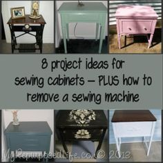 Sewing cabinet projects Old Sewing Cabinet, Old Sewing Tables, Sewing Table Repurpose, Sewing Cabinets, Ideas For Sewing, Sewing Machine Tables, Sewing Machine Cabinet, Sewing Machine Table, Sewing Cabinet