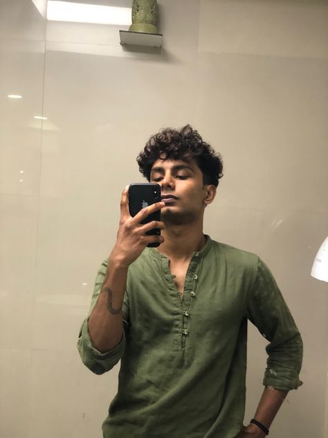 #kurta #aesthetic #outfits #shirt Kurta Poses For Men Aesthetic, Indian Kurta Aesthetic, Desi Boy Aesthetic Kurta, Aesthetic Kurtas For Men, Kurta Mirror Selfie, Boys In Kurta Aesthetic Pics, Kurta Photoshoot Ideas, Kurta Poses For Men, Boys In Kurta