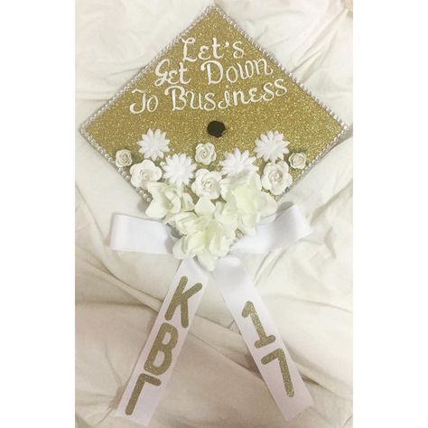 Grad Caps For Business Majors, Cap Decoration Graduation Business Major, Grad Cap Ideas Business Major, Graduation Cap For Business Major, Grad Cap Business Major, Business Grad Cap Ideas, Business Degree Graduation Cap, Business Major Graduation Pictures, Business Graduation Cap