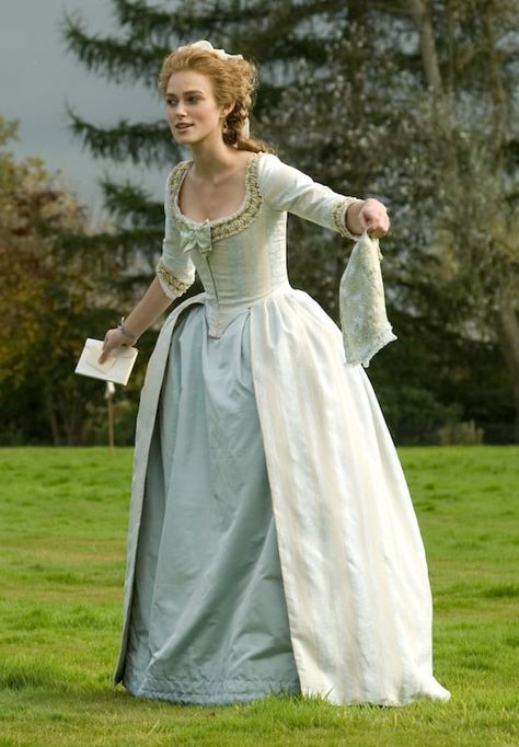 The Duchess Deep Dive: Georgiana’s Proposal Gown – 1600 Dresses, 1700 Dresses, French Dresses, Duchess Dress, 18th Century Dresses, 18th Century Dress, 18th Century Costume, 18th Century Clothing, Century Dress