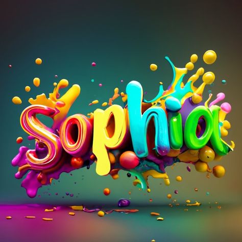 Happy Birthday Sophia, Happy Nameday, Sophia Name, Cute Clipart, Love My Family, Black Art Pictures, Picture Logo, Anime Princess, Art Pictures