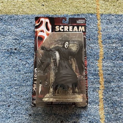 Horror Movie Figures, Horror Action Figures, Horror Room, Scream 1, Scream 3, Ghostface Scream, Scary Games, Horror Decor, Scream Movie