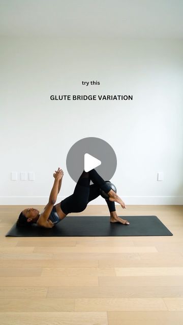 Bridge Variations, Barre Classes, Pilates Barre, Glute Bridge, Barre Workout, Home Workouts, Glutes Workout, Game Changer, Strength Training