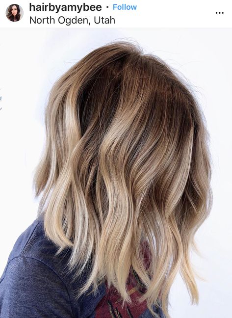 Hair Techniques, Short Hair Balayage, Brown Blonde Hair, Hair Color Balayage, Hair Envy, Grunge Hair, Medium Length Hair Cuts, Blonde Highlights, Balayage Hair