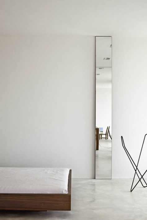 Interior Concrete Floors, Interior Minimalista, Sopot, White Bedroom, Minimalist Interior, Making Room, Modern Industrial, 인테리어 디자인, Interior Architecture Design