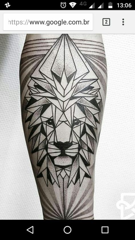 Simple Tattoo With Meaning, Aztec Art, Calf Tattoo, Lion Tattoo, S Tattoo, Tattoos With Meaning, Simple Tattoos, Geometric Tattoo, Lion