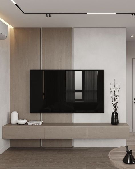 Minimalist Tv Console, Tv Console Design, Living Room Sliding Doors, Modern Tv Unit Designs, Tv Stand Furniture, Tv Cabinet Design, Modern Tv Units, Wall Texture Design, Top Furniture