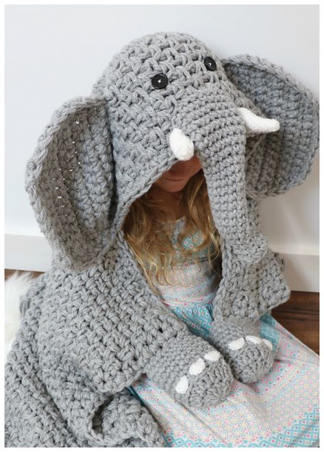 Moss Stitch Pattern, Crochet Elephant Pattern, Ornaments Crochet, Elephant Blanket, Confection Au Crochet, Crochet Elephant, Hand Crochet Baby Blanket, Haken Baby, Ideas Crochet