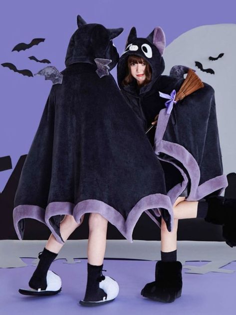 New Release: Luna's Journey 【-The Sleeping Bat-】 Gothic Halloween Lolita Cloak

◆ Shopping Link >>> https://lolitawardrobe.com/lunas-journey-the-sleeping-bat-gothic-halloween-lolita-cloak-and-matching-trousers_p7581.html Cute Bat Outfit, Halloween Themed Outfits, Bat Outfit, Bat Hoodie, Bat Plush, Cartoon Bat, Blanket Cape, Demon Wings, Bat Costume