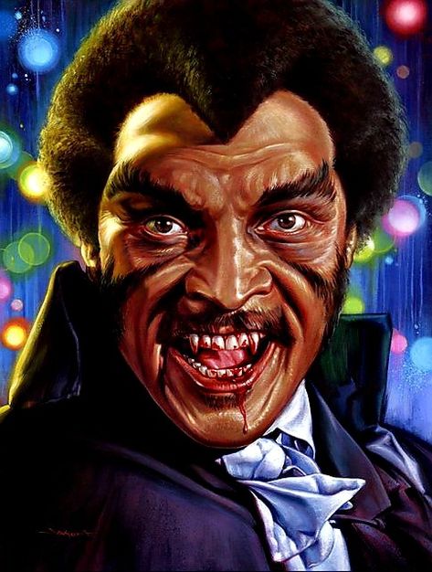 Blackula Jason Edmiston, Vintage Monsters, Vampires And Werewolves, Famous Monsters, Horror Movie Art, Creepy Clown, Classic Horror Movies, Monster Mash, Classic Monsters