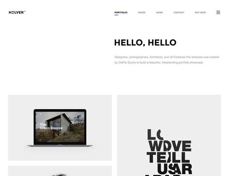 holver-minimal-portfolio-wordpress-theme Minimal Portfolio Website Design, Wordpress Portfolio Design, Modern Minimal Web Design, Free Portfolio Template, Wordpress Theme Free, Minimal Website Design, Wordpress Portfolio, Wordpress Theme Portfolio, Minimal Portfolio