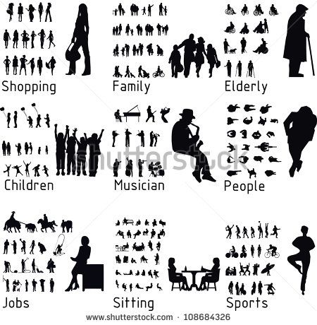 People Activity, Diagram Graphic Design, Activity Diagram, 3d People, Person Silhouette, Silhouette People, Architecture People, Common People, Silhouette Clip Art