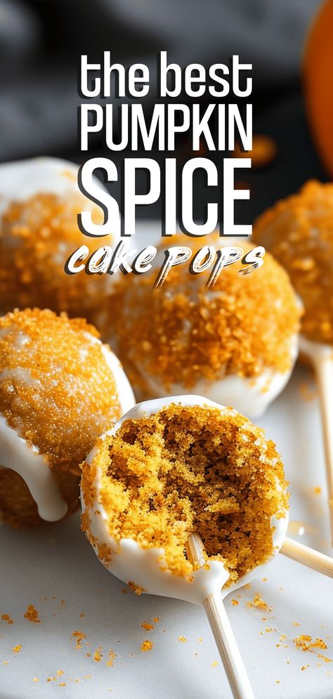 Pumpkin Spice Cake Pops [55 Minutes] – Chasety Healthy Pumpkin Cake Pops, Pumpkin Roll Cake Pops, Pumpkin Spice Cakepops, Pumpkin Spice Candy Melts, Dessert Recipes Cake Pops, Pumpkin Spice Cake Pops Recipe, Pumpkin Cheesecake Cake Pops, Fall Flavored Cake Pops, Fall Cake Pop Flavors