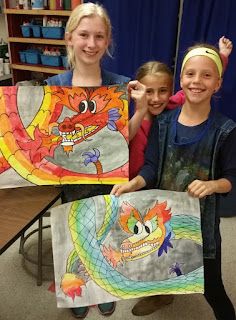 Dragon Art Lesson Elementary, Asian Art Projects, Multi Cultural Art, Chinese Dragon Art, Chinese Dragons, Chinese New Year Dragon, Multi Cultural, Chinese New Year Crafts, New Year Art