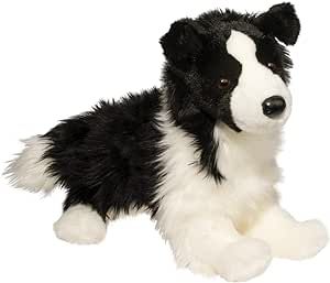 Douglas Chase Border Collie Dog Plush Stuffed Animal Collie Breeds, Black And White Coat, Dog Stuffed Animal, Border Collie Dog, Collie Dog, White Coat, Cute Stuffed Animals, Plush Dog, Cute Plush