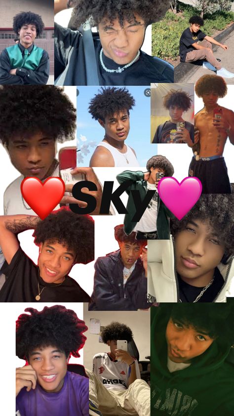 Sky Jade Wallpaper, Skyjade Pictures, I Love Curly Heads, Curly Heads Boys, Dread Head Drawing, Sky Jade, Diy Hair Wig, Smash Board, I Need A Boyfriend