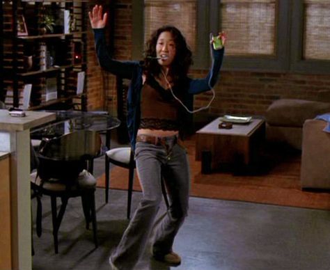 Dance it Off with Christina Yang Meredith And Christina, Christina Yang, Spirit Week Outfits, Cristina Yang, Dance It Out, Sandra Oh, Station 19, Tv Show Outfits, Meredith Grey