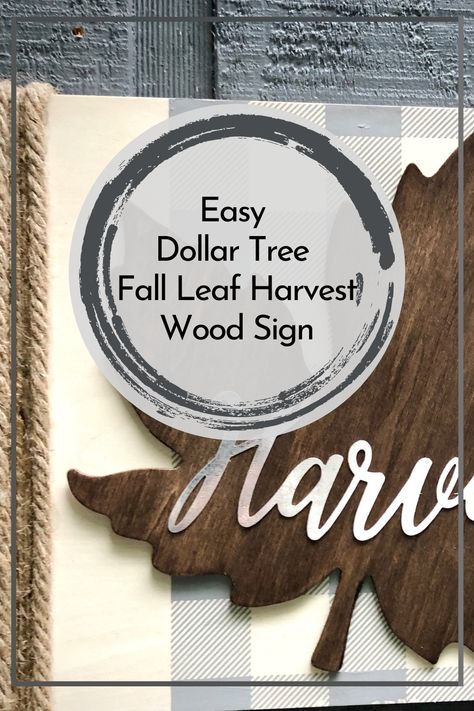 Dollar Tree Leaf Cutout, Dollar Tree Wood Leaf Diy, Dollar Tree Wooden Leaf Craft, Sign Video, Wood Leaf, Dollar Tree Pumpkins, Leaf Cutout, Dollar Tree Fall, Scroll Saw Pattern