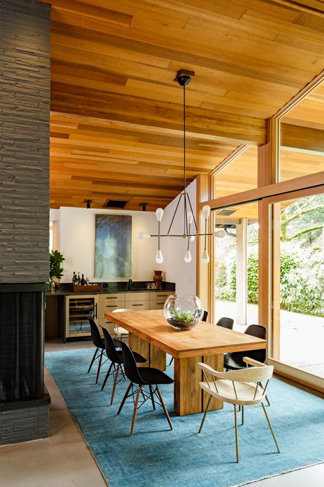 See more of JHL Design's Lake House on 1stdibs Jhl Design, Mid Century Dining Room, Dining Interior, Dining Inspiration, Dining Room Accessories, Interior Design Work, House Deck, Lake Oswego, Luxe Interiors