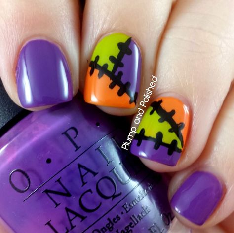 Halloween Nail Art Easy, Mickey Nails, Holloween Nails, Halloween Nails Easy, Cute Halloween Nails, Nails Today, Halloween Nail Designs, Get Nails, Halloween Nail