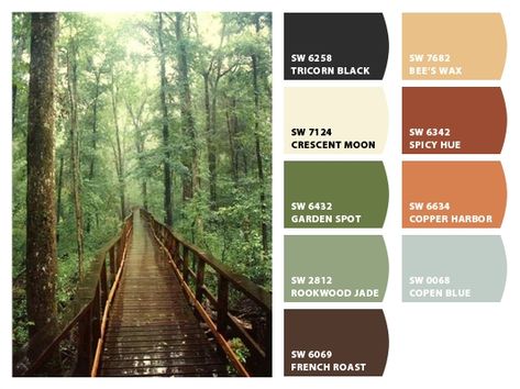 Earthy, natural colors, fall inspired, simple, broken down, refugee palette, and calming Earthy Home Decor, Earthy Home, Forest Color, Fresh Color Palette, Color Schemes Colour Palettes, Earthy Color Palette, Nature Color Palette, Earthy Colors, Vintage Modern