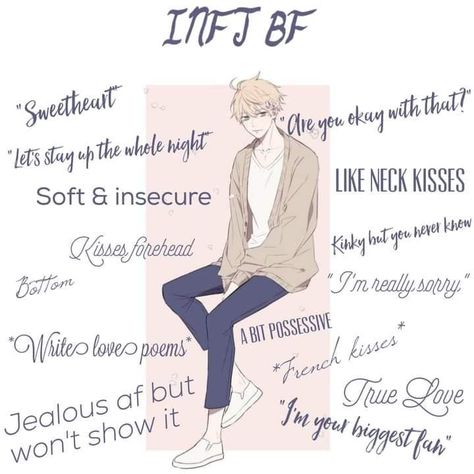 Infj Boyfriend, Infj And Entp, Personalidad Infj, Type Of Girlfriend, Infj Type, Infj Mbti, Types Of Boyfriends, Intj Personality, Infp Personality