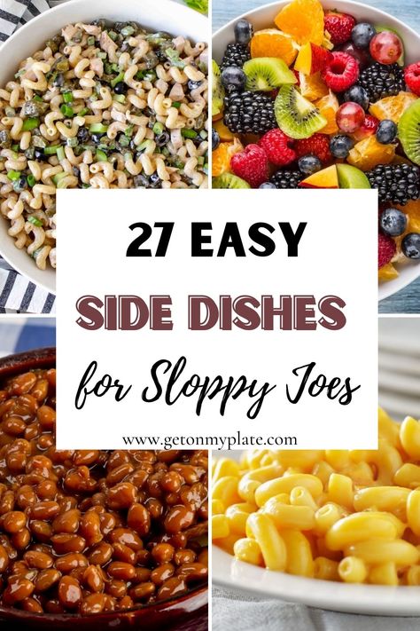 Side Dishes For Sloppy Joes, Sides For Sloppy Joes, Sloppy Joe Sides, Sloppy Joes Dinner, Kid Friendly Side Dishes, Hamburger Side Dishes, Burger Sides, Sloppy Joes Sliders, Frozen Sweet Potato Fries