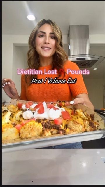 Volume Eating Dinner, Keto Volume Eating, Healthy Nachos Clean Eating, Healthy Volume Eating Recipes, Volume Eating For Fat Loss, Volume Eating Meals, Healthy Nachos Recipe, Low Calorie High Volume Meals, Volume Eating Recipes