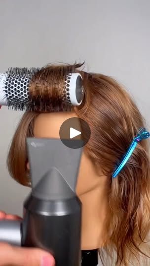 667K views · 11K reactions | Quick Tutorial For Curtain Bangs Styling! | bangs, tutorial | Quick Tutorial For Styling Curtain Bangs! | By Brad Mondo | Beautiful. Let me show you how
to get those perfect blown out curve bangs. Part of your hair.
Now take a round brush in your blow dryer and blow dry the
hair away from your face. Do one section at a time. And then
at the end you're going to once just blow dry the hair towards
your face instead of away. And that's going to give you that
volume along with that perfect sweeping motion on the ends and
it's going to look fabulous. It's so easy. Drying Curtain Bangs, How To Style Bangs With Blow Dryer, How To Dry Curtain Bangs, How To Do Bangs, How To Blow Dry Curtain Bangs, Curtain Bangs Styling, Curl Bangs, Styling Curtain Bangs, Styling Bangs Tutorial