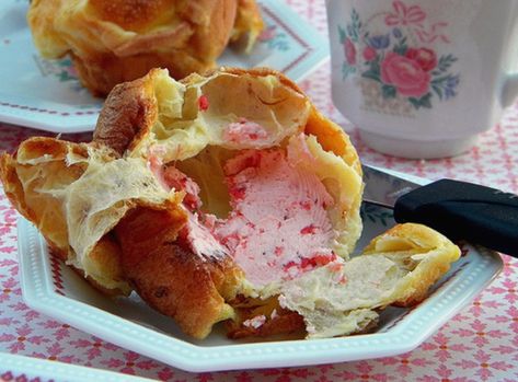 Whipped Strawberry Butter, Raspberry Butter, Popover Pan, Yorkshire Puddings, Butter Alternative, Strawberry Butter, Butter Cinnamon, Yorkshire Pudding, Cinnamon Spice