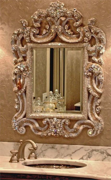 Dining Roo, Retro Ideas, Beautiful Mirrors, Log Cabins, Mirror Art, Mirror Mirror, A Mirror, Beautiful Bathrooms, Dream Homes