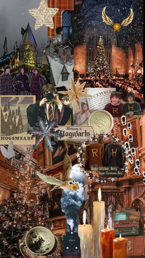 #harrypotter #harrypotterchristmas #christmas #christmasathogwarts #hogwarts #ronweasley #harryandron #hermionegranger Harry Potter Christmas Lockscreen, Christmas Hogwarts Wallpaper, Christmas At Hogwarts Wallpaper, Harry Potter Christmas Aesthetic Wallpaper, Psychology Wallpaper, Christmas Lockscreen, Hogwarts Christmas, Christmas Dreaming, Christmas Aesthetic Wallpaper