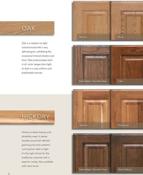 Dark Hickory cabinets (Black Walnut color) Bridgewood Cabinets, Walnut Wood Kitchen, Hickory Kitchen Cabinets, Hickory Kitchen, Hickory Cabinets, Kitchen Cabinet Trends, Interior Paint Colors Schemes, Rustic Kitchen Cabinets, Kabinet Dapur