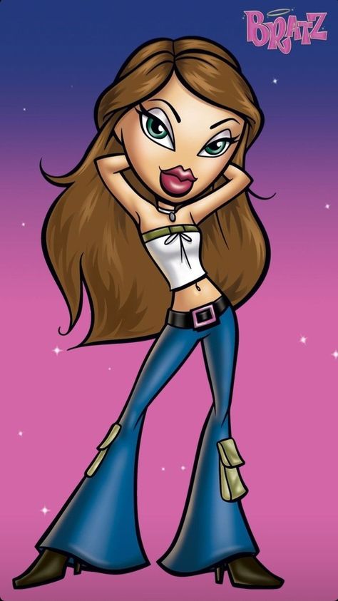 Bratz Cartoon, Bratz Characters, Bratz Yasmin, Bratz Doll Outfits, 2000s Cartoons, Brat Doll, Bratz Girls, Art Commissions, Happy New Year 2024