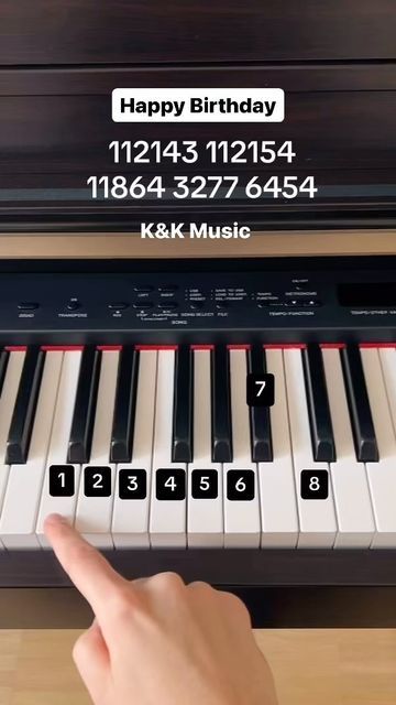 K&K Music on Instagram: "Happy Birthday (Piano) #music #reels" Happy Birthday On Piano, Happy Birthday Piano, January 3, Instagram Happy Birthday, Learn Piano, K K, Piano Music, Keyboard, Sheet Music